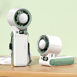 Kipas mini lipat portabel genggam elektrik kipas mini USB 2 in 1 portabel untuk ponsel K801 N607 - Product Image 2