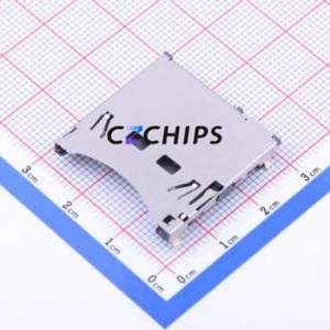 SD-115-B-2.0 SD Card / Memory Card Connector SMD Connector Self-Return Type Standard SD Card Card Holder 4.8mm - Product Image 1