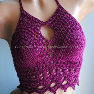 Bikini Sexy Hecho a Mano con Crochet, Traje de Baño de Malla con Tiras para Mujer - Product Image 3