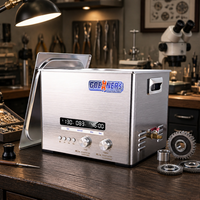 Machine de nettoyage ultrasonique industrielle haute puissance par lots, 22L, 480W, 500W, chauffage, 40kHz, 8 transducteurs, pour composants de moteur de garage automobile