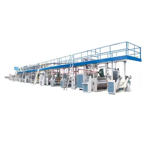 Automatic 5 7 ply paper carton box corrugation making machinery