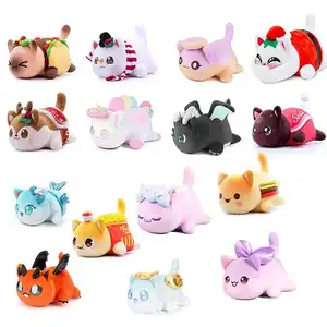 Ks Aphmau cute plush Soft Toys Bread Sandwiches Cat Meemeow Youtube food Animal Cat kitty Arrival Gifts