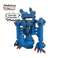 Pompa Lumpur Hidrolik Submersible untuk Penggalian Pasir Sungai, Pompa Pengaduk Lumpur Aliran Tinggi