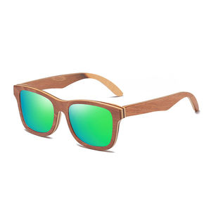 Gafas De <span class=keywords><strong>Sol</strong></span> personalizadas Para mujer, Lentes De <span class=keywords><strong>Sol</strong></span> De Lujo Unisex, marca propia, Skate, De madera - Product Image 3