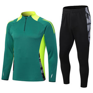 Klassieke Voetbal Trainingspakken Nieuwe Club Heren Half Rits Jas Nylon Betaalbare Heren Voetbal Trainingspak Voor Snelheid En Behendigheid - Product Image 3