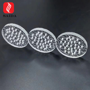 IK08 ferro basso 2mm 3mm 4mm faro trasparente LED vetro borosilicato Wafer con stampa - Product Image 3