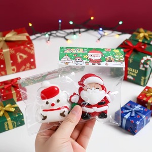 Santa Christmas Gingerbread Man Snowman TPR <b>Squishy</b> Toy Sensory Decompression Toy Pinching Stress Relief Fidget Toy - Product Image 2