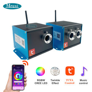 Fuente de Luz Inteligente Tuya WiFi de Fibra Óptica 5W 10W Luz Blanca con Rueda de Colores Giratoria para Iluminación de Techo con Efecto Estrella - Product Image 1