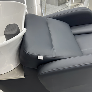 Sillón de Lavacabezas Moderno y Sencillo para Salón de Belleza con Lavabo de Cerámica, Unidad de Lavado de Cabello para Peluquería, Suministro de Fábrica - Product Image 4