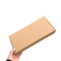 Cajas de Cartón Reciclables Ecológicas Personalizadas, Cajas de Embalaje Corrugadas Resistentes para Calcetines, Transporte de Comercio Electrónico