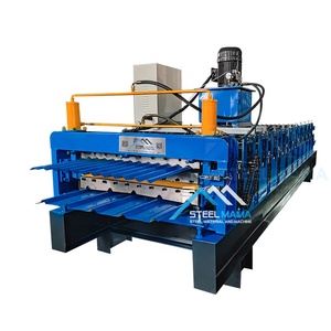 Zambie populaire 840 IBR trapézoïdal et 836 tôle de toiture ondulée rouleau à Double pont formant la machine - Product Image 1