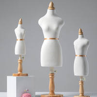 Vente en gros de couturière ajustable 1/2 1/3 1/4 Mini mannequin demi-corps féminin pour tailleur couturière
