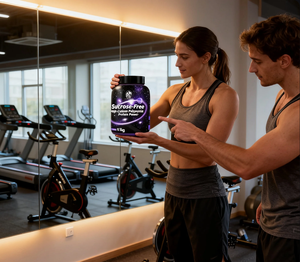 Poudre de protéines à base de soja pour les personnes âgées et les passionnés de fitness, sans sucre, supplément riche en calcium, bienfaits pour la croissance musculaire - Product Image 3