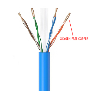 Ngoài trời 23AWG <span class=keywords><strong>UTP</strong></span> Cat 5e & <span class=keywords><strong>Cat6</strong></span> rắn PVC Áo khoác mạng cáp 4 cặp Đồng Jelly đầy LAN Cáp cáp thông tin liên lạc - Product Image 3