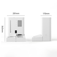 Distributeur automatique intelligent 2-en-1 de nourriture et d'eau pour chiens et chats 5L 2025 avec caméra, minuterie, Wi-Fi et design moderne rechargeable