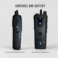 Radio bidirectionnelle Motorola R7A R7 NKP IP68 étanche longue portée MOTOTRBO DMR numérique UHF VHF robuste avec écran portable