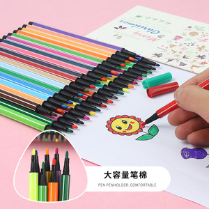 Bolígrafos de acuarela con cabeza de gato Bbc, 18, 24, 36 colores, lavables, portátiles, para dibujar para niños - Product Image 2