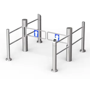 Infrared Sensor Remote Control Automatic Security Swing Turnstile Barrier Gate For Supermarket
