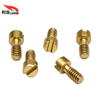 Precision Brass Slotted Cheese Head Machine Screw DIN 84 for Optical Instrument and Scientific Equipment Assembly