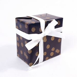 Papier d'emballage de cadeau de mariage d'anniversaire de Noël de luxe personnalisé 80g 43*300 cm papier d'emballage à pois pour ballons classiques - Product Image 1