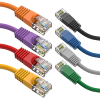Kabel Jaringan Tembaga Solid Cat 6 Reseau Rj45, Kabel Patch Ethernet UTP Cat6e Outdoor, Kabel Cat6