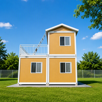 Maison modulaire préfabriquée 4x6 de premier choix, villa moderne à 2 étages, hôtel, immeuble de bureaux