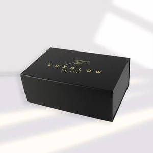Custom Gold <b>Foil</b> logo Recyclable Cardboard Packaging Magnetic Closure Gift Boxes - Product Image 3
