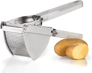 Batata Ricer e Batata Masher Aço Inoxidável Grande Capacidade purê de batatas Masher juicer frutas