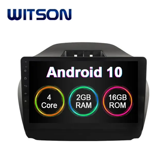 WITSON الروبوت 10.0 سيارة تحديد مواقع لمشغل أقراص دي في دي لشركة هيونداي توكسون IX35 2009-2012 بنيت في 2GB ذاكرة الوصول العشوائي 16GB فلاش كبير شاشة سيارة مراقب