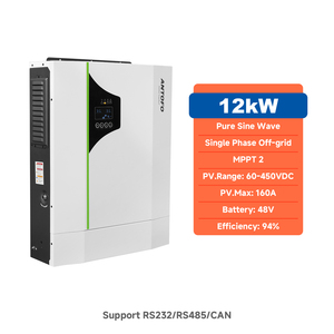 <span class=keywords><strong>Onduleur</strong></span> haute fréquence 12kW 48V à onde sinusoïdale pure pour UPS en ligne, <span class=keywords><strong>onduleur</strong></span> hybride SRNE 160A 50Hz 10kW pour utilisation multi-scénarios - Product Image 1