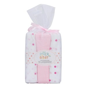 SWADDLES-80x80 rose bébé emmaillotage fait à la main 100% coton mousseline haute tissé Technique solide portable GOTS certifié maison cadeau - Product Image 1