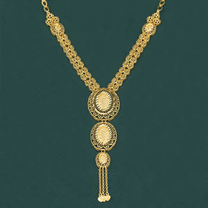 עיצוב תכשיטים משלך אפריקה תכשיטים מסורתי, זהב דובאי זהב סט תכשיטים עיצובים של קטלוג תכשיטים - Product Image 3