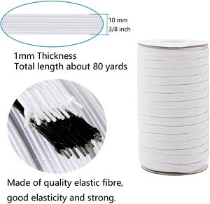 Cordon en <span class=keywords><strong>macramé</strong></span> tressé enduit de 10 mm de diamètre, haute ténacité, élastique, pour chaussures, sacs, vêtements, textiles de maison (longueur personnalisée) - Product Image 2