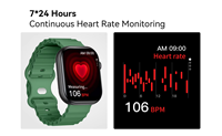 Reloj Inteligente Personalizado F39C IP68 Resistente al Agua, Llamadas por BT, Asistente de Voz, Brújula, Dirección Qibla, Pagos, +100 Modos Deportivos, Unisex