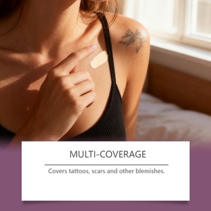 Corretivo de Maquiagem de Cobertura Total à Prova d'Água e Suor, para Marcação de Manchas, Cicatrizes e Tatuagens - Product Image 6