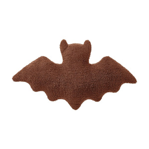 Venta al por mayor Festival de Halloween negro blanco rosa murciélago forma cojín almohada Ultra suave felpa decoración del hogar almohadas de juguete - Product Image 3