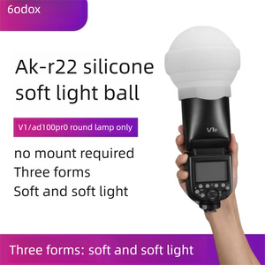 Godox AK-R22 ráp khuếch tán Dome khuếch tán cho v1/v1pro Vòng Head <span class=keywords><strong>Flash</strong></span> ad100pro h200r ánh sáng modifier cho nhiếp ảnh - Product Image 2