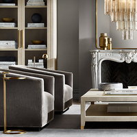 Italienisches Shelter-Arm-Sofa im Mid-Century-Modern-Stil der 1950er Jahre, quadratisch, aus Holz, mit Samtbezug, luxuriöses, maßgefertigtes Sofa für Villen-Wohnzimmer