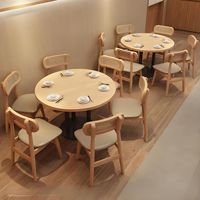 Ensembles modernes de tables et chaises en bois pour restaurants, bistrots, cafés, salons de thé, et restaurants chinois et japonais