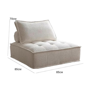 Sofá Moderno de Tela Bouclé, Sofá Cama Comprimido al Vacío, Sofá Individual Simple para Sala de Estar, Balcón, Tatami - Product Image 3