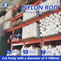 Tiges en nylon extrudé de bonne qualité, en rouleaux ronds, en plastique solide, naturelles, fabriquées en Chine pour la transformation mécanique