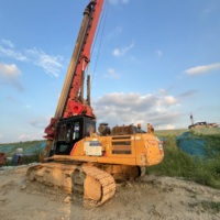 Foreuse rotative SANY SR155 d'occasion, machine de forage de fondations, équipement de construction