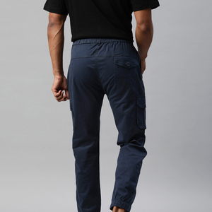 Pantalon cargo pour homme en toile, coupe classique, léger, taille haute, tissu respirant et écologique pour un style quotidien confortable - Product Image 5