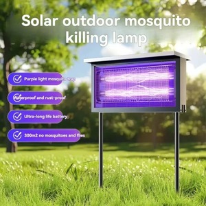 Lampe Solaire Anti-Moustiques JOYINLED, Étanche IP65, Lumière Extérieure avec Attraction UV, Métal et PP Ignifuge, Jardin, Cour, Patio - Product Image 4