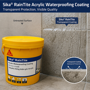 Revestimiento Impermeabilizante Acrílico <span class=keywords><strong>Sika</strong></span> RainTite de Alta Calidad, <span class=keywords><strong>Membrana</strong></span> Impermeabilizante Transparente y Penetrante para Paredes Exteriores y Baños - Product Image 5