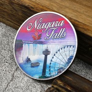 Customizable Metal Tin Refrigerator Iron Souvenir Cities of Canada Niagara Falls <b>Fridge</b> Magnet - Product Image 6