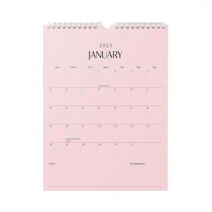 Hot Sale 2026 2027 OEM Monthly Planner <b>Calendar</b> Spiral Custom Printed Daily Wall <b>Calendar</b> - Product Image 1