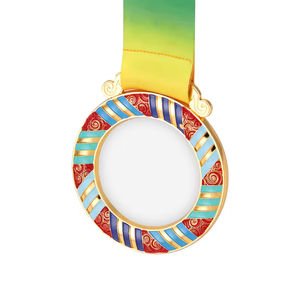 Individuelle Blanko-Sportmedaille aus Glas-Kristall mit Band, Graviertem Logo, Auszeichnungsabzeichen für Meisterschafts-Erkennung und Souvenir - Product Image 4