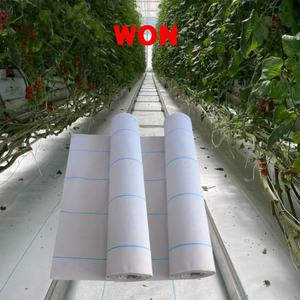 Toile de paillage WON 110 GSM, tissu géotextile tissé anti-mauvaises herbes, blanc, pour serres et agriculture - Product Image 4