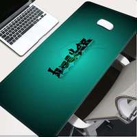 Tapis de souris personnalisé de grande taille, pour bureau, avec sublimation, bord verouillé, vente en gros,